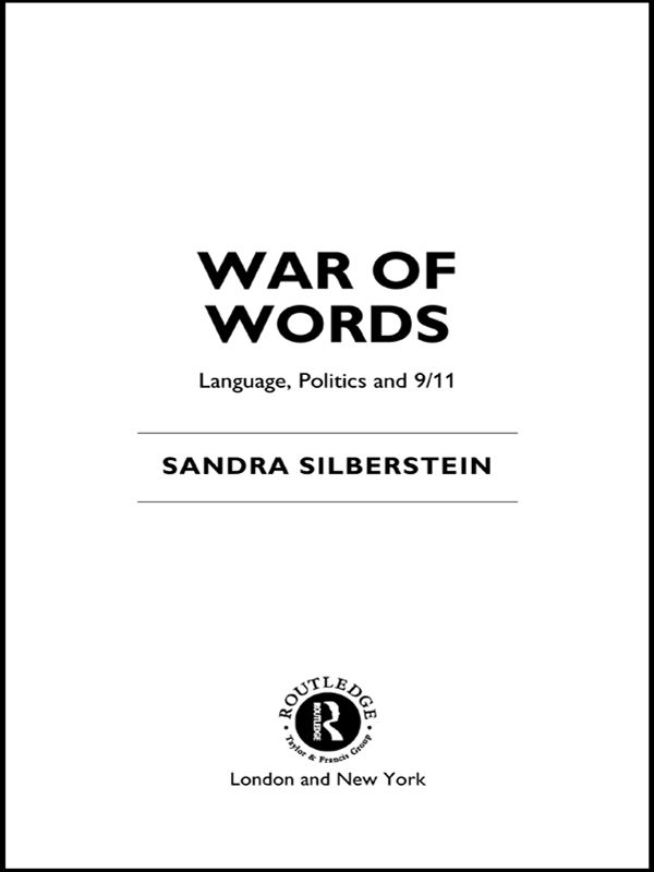 War of Words by Sandra Silberstein