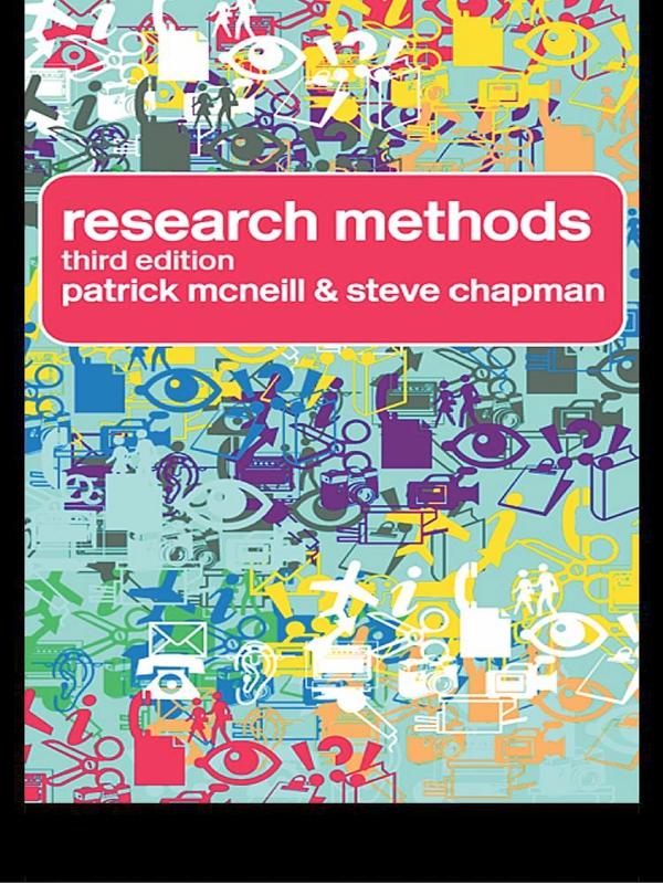 Research Methods by Patrick Mcneill, Patrick McNeill, Steve Chapman