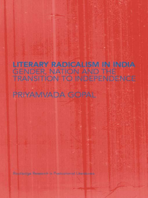 Literary Radicalism in India