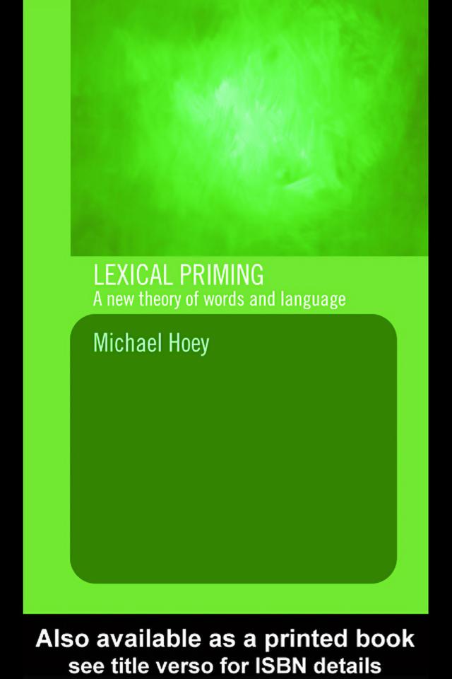 Lexical Priming by Michael Hoey