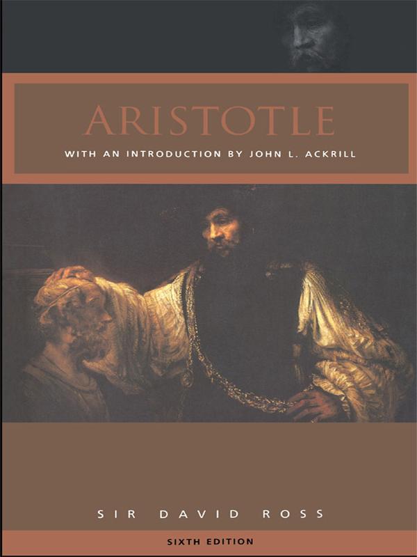 Aristotle by Sir David Ross