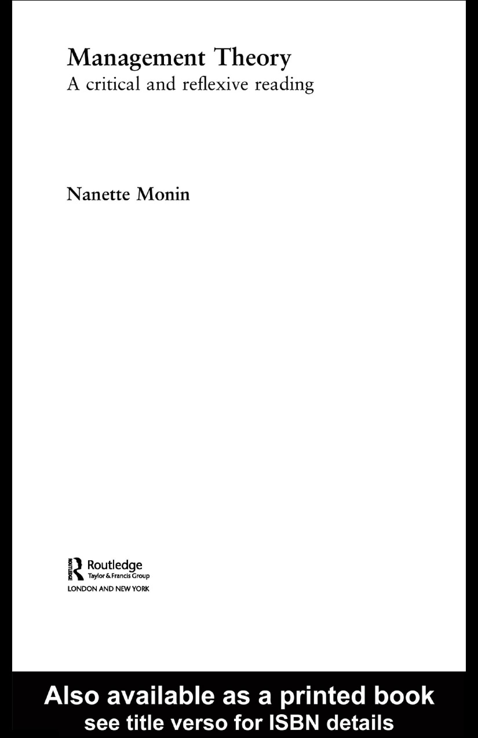 Management Theory