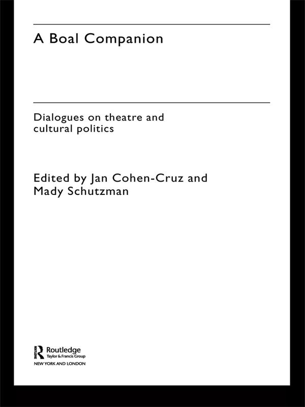 A Boal Companion by Jan Cohen-Cruz, Mady Schutzman