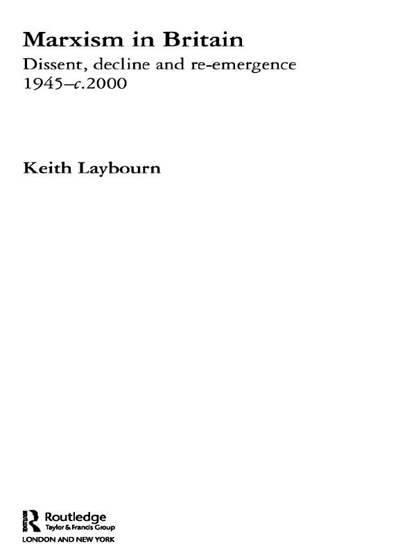 Marxism in Britain by Keith Laybourn