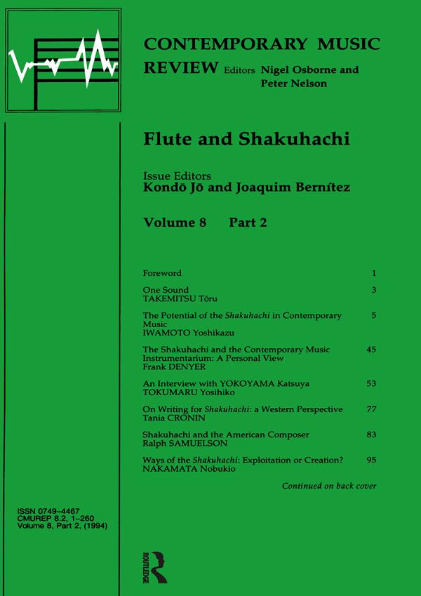 Flute and Shakuhachi by J. Benitez, Jo Kondo