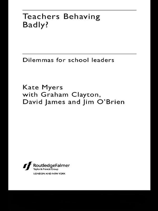 Teachers Behaving Badly?