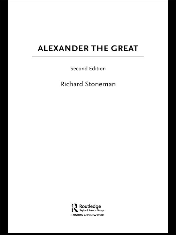 Alexander the Great by Richard Stoneman