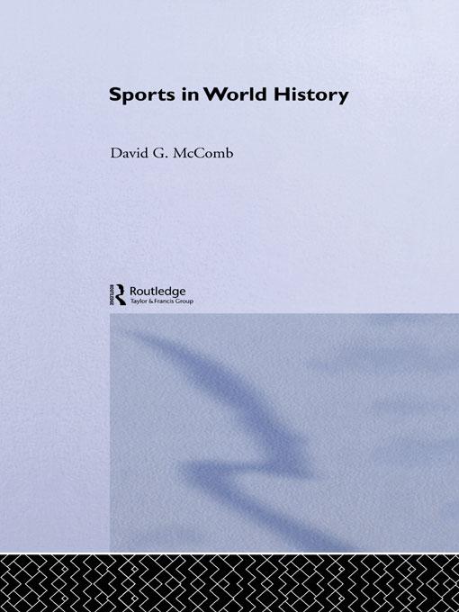 Sports in World History by David G. McComb