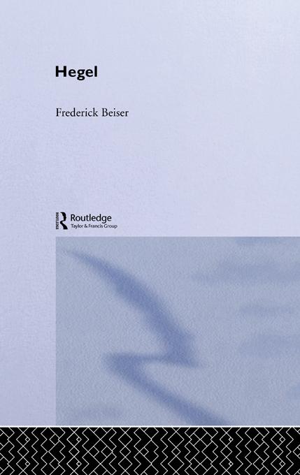 Hegel by Frederick Beiser