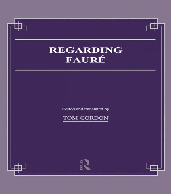Regarding Faure by Tom Gordon