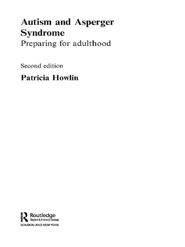 Autism and Asperger Syndrome by Patricia Howlin