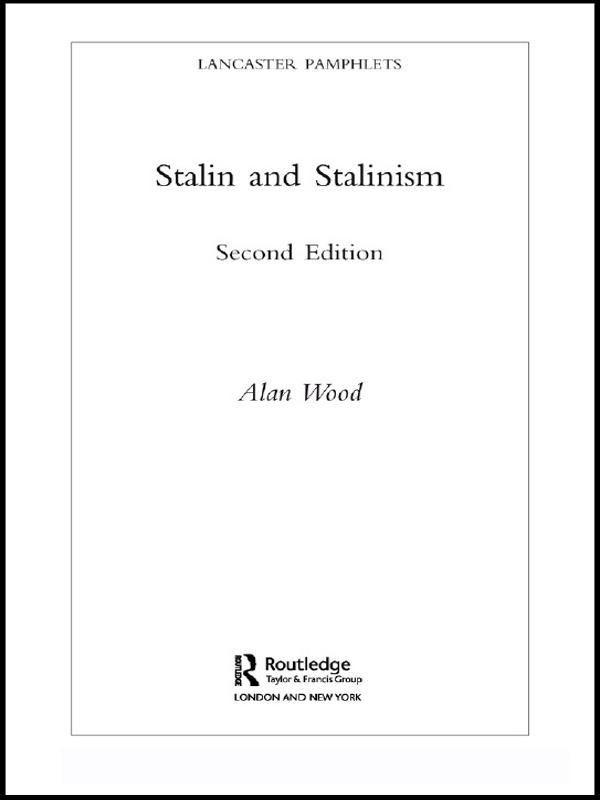 Stalin and Stalinism