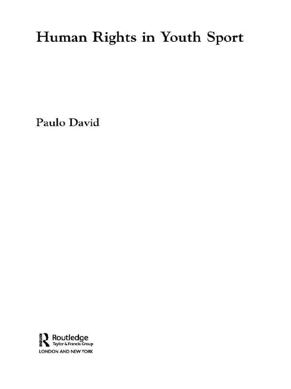 Human Rights in Youth Sport by Paulo David