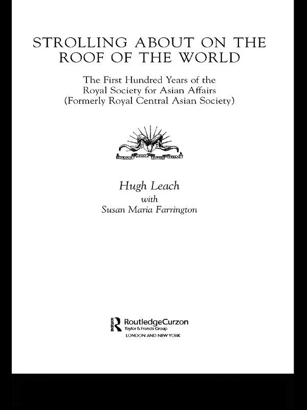 Strolling About on the Roof of the World by Hugh Leach, Susan Farrington