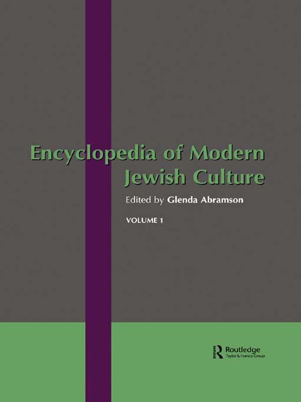 Encyclopedia of Modern Jewish Culture by Glenda Abramson