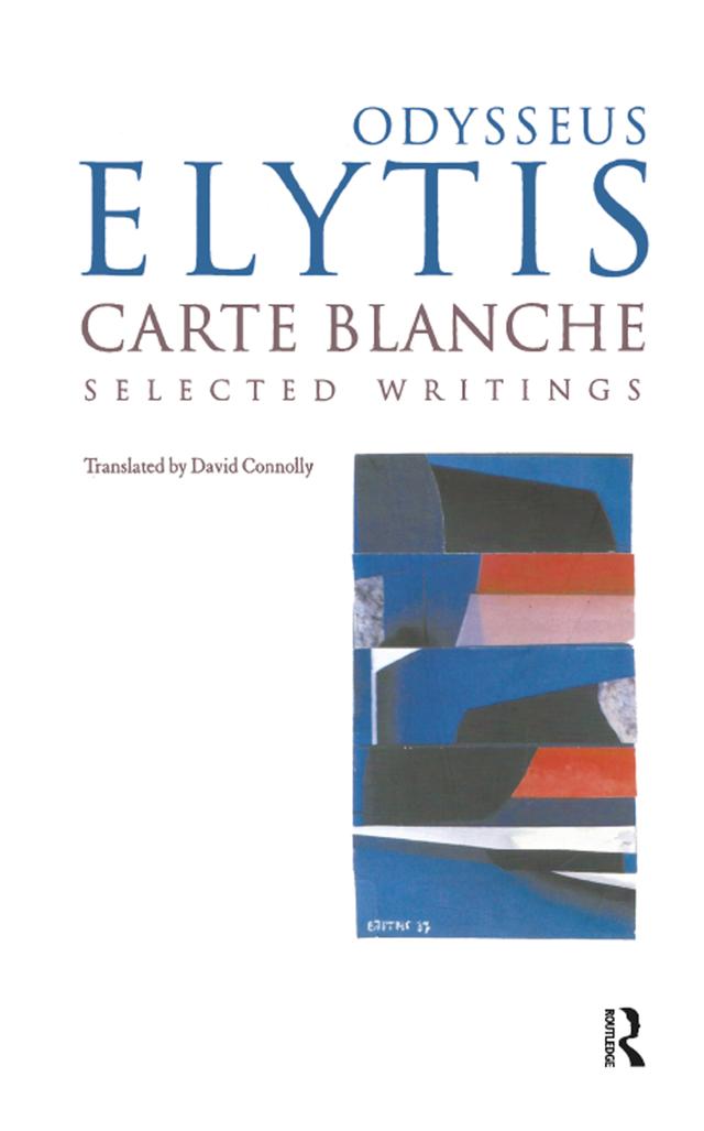 Carte Blanche by David Connolly, Odysseas Elytes