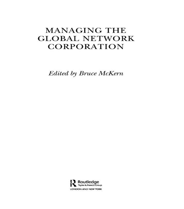 Managing the Global Network Corporation by Bruce McKern