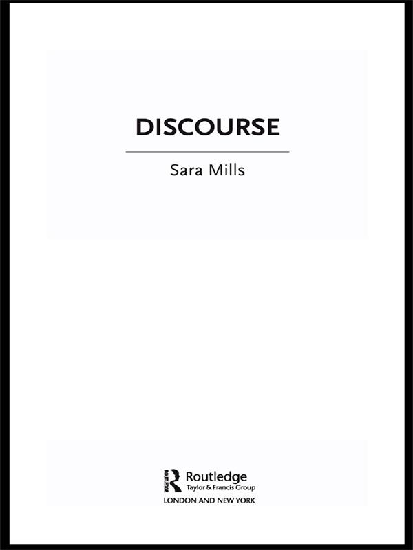 Discourse by Sara Mills