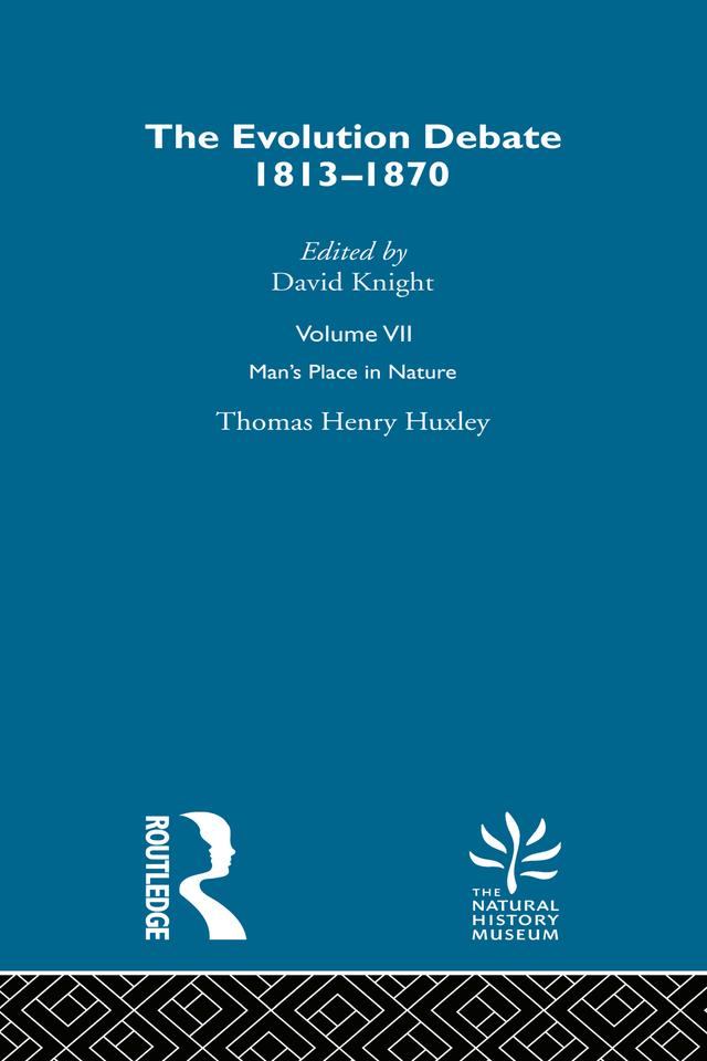 Man's Place in Nature, 1863 by Thomas Henry Huxley