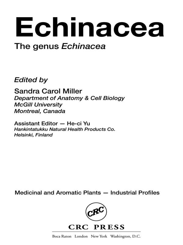 Echinacea by He-ci Yu, Sandra Carol Miller