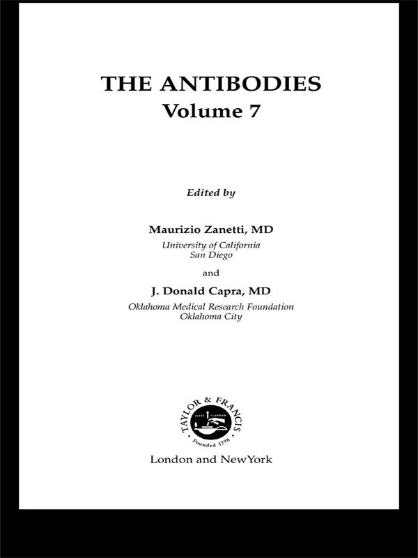 The Antibodies by Donald J. Capra, Maurizio Zanetti