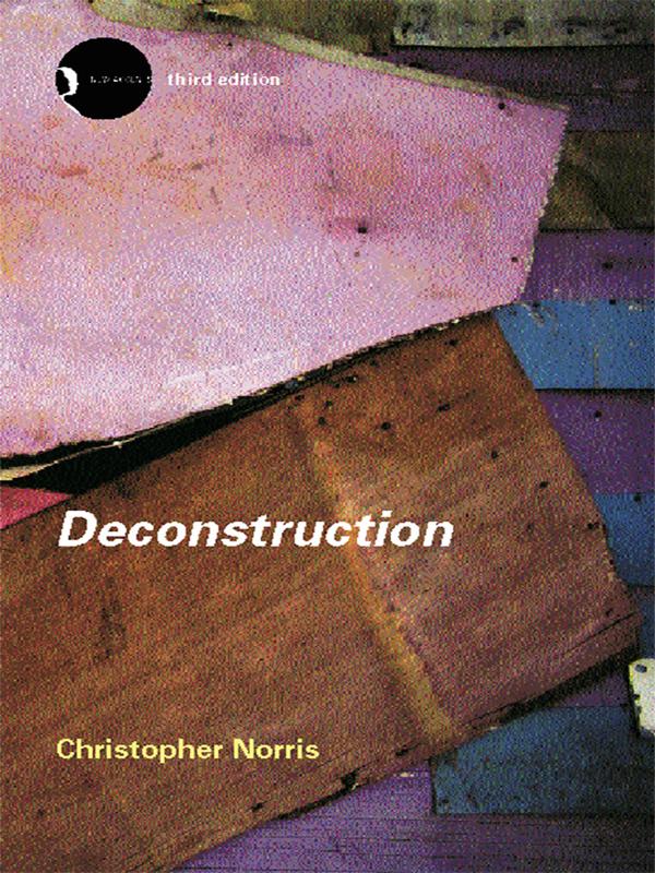 Deconstruction by Christopher Norris