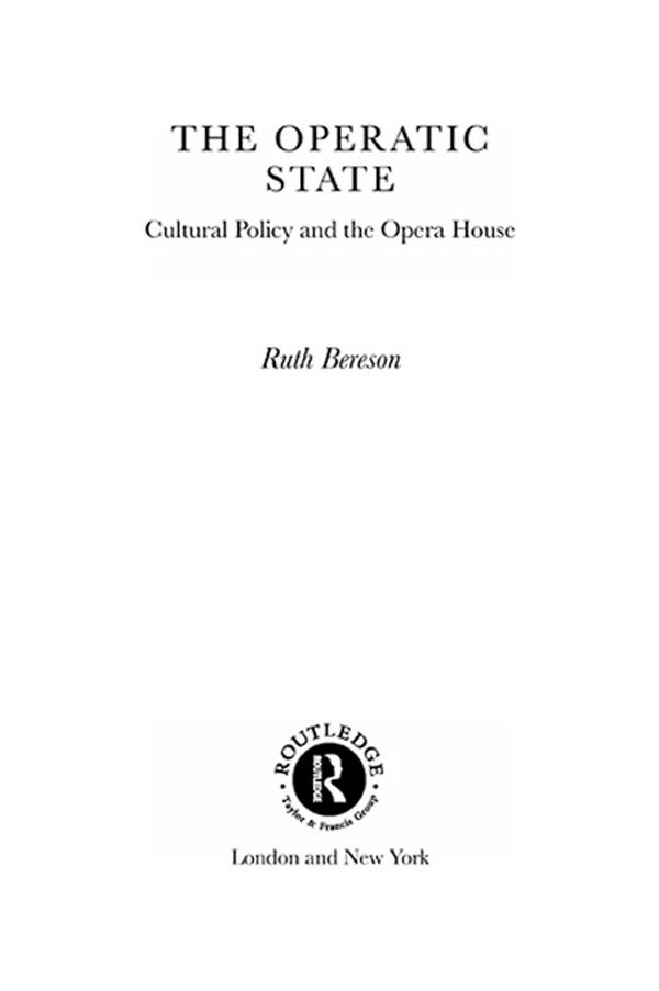 The Operatic State by Ruth Bereson