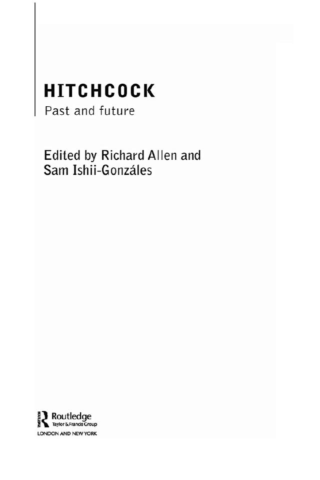 Hitchcock by Richard Allen, Sam Ishii-Gonzales