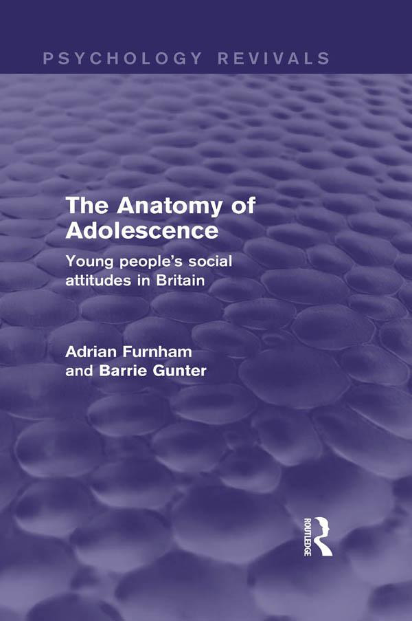The Anatomy of Adolescence (Psychology Revivals)