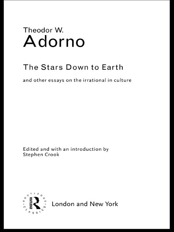 The Stars Down to Earth by Theodor Adorno
