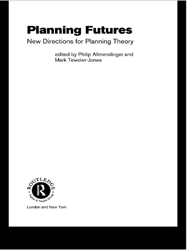 Planning Futures by Mark Tewdwr-Jones, Philip Allmendinger