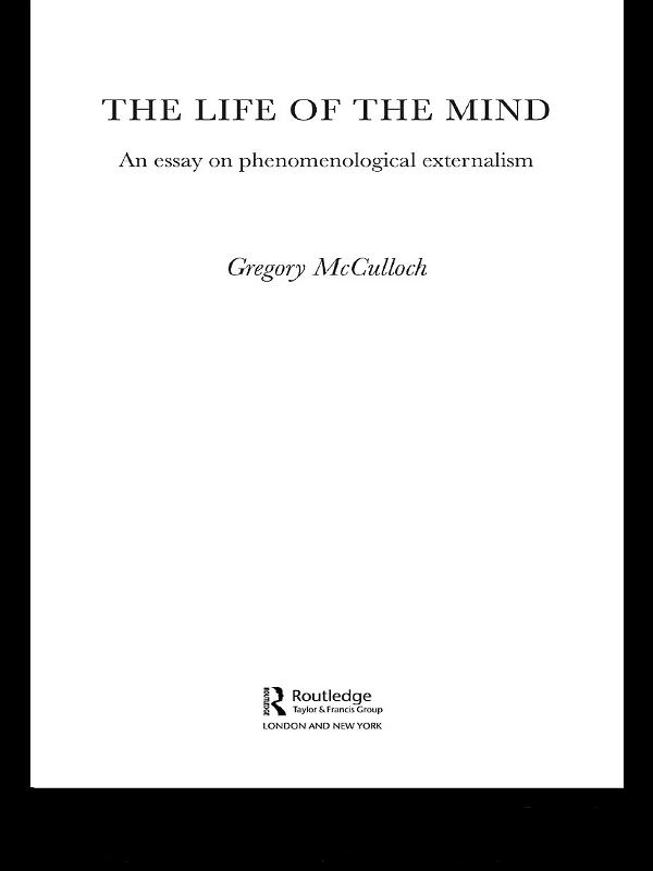 The Life of the Mind