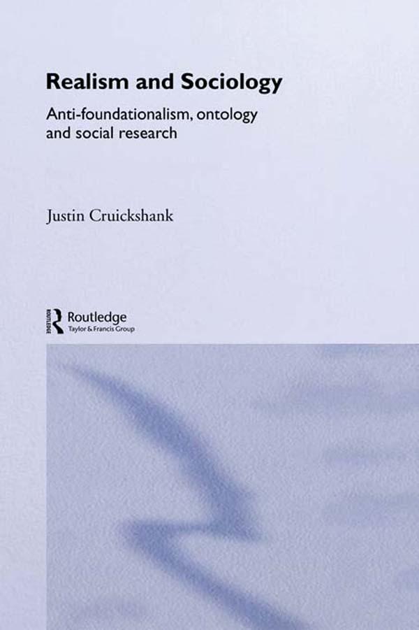 Realism and Sociology by Justin Cruickshank