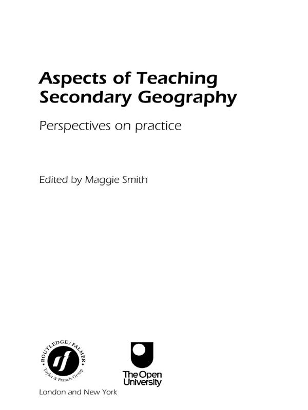 Aspects of Teaching Secondary Geography by Margaret Smith