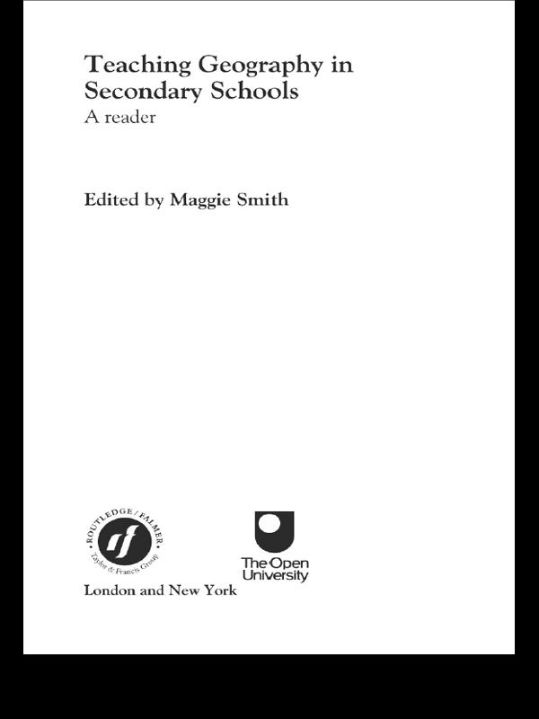 Teaching Geography in Secondary Schools by Margaret Smith