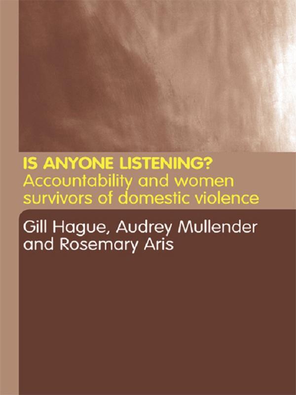 Is Anyone Listening? by Audrey Mullender, Gill Hague, Rosemary Aris