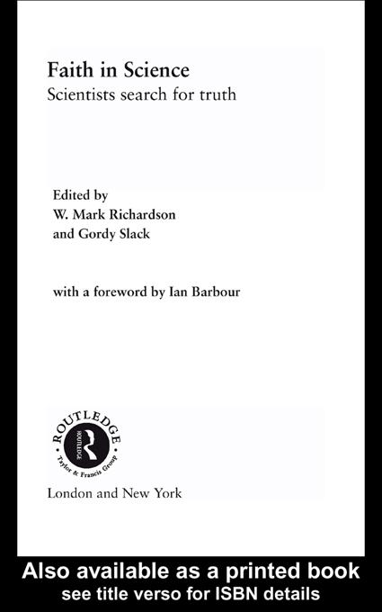 Faith in Science by Gordy Slack, Mark Richardson