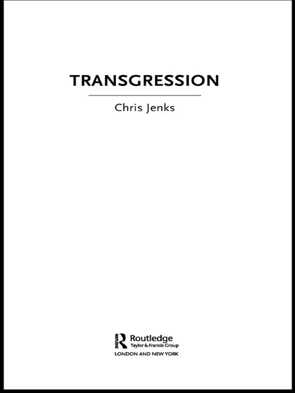 Transgression by Chris Jenks