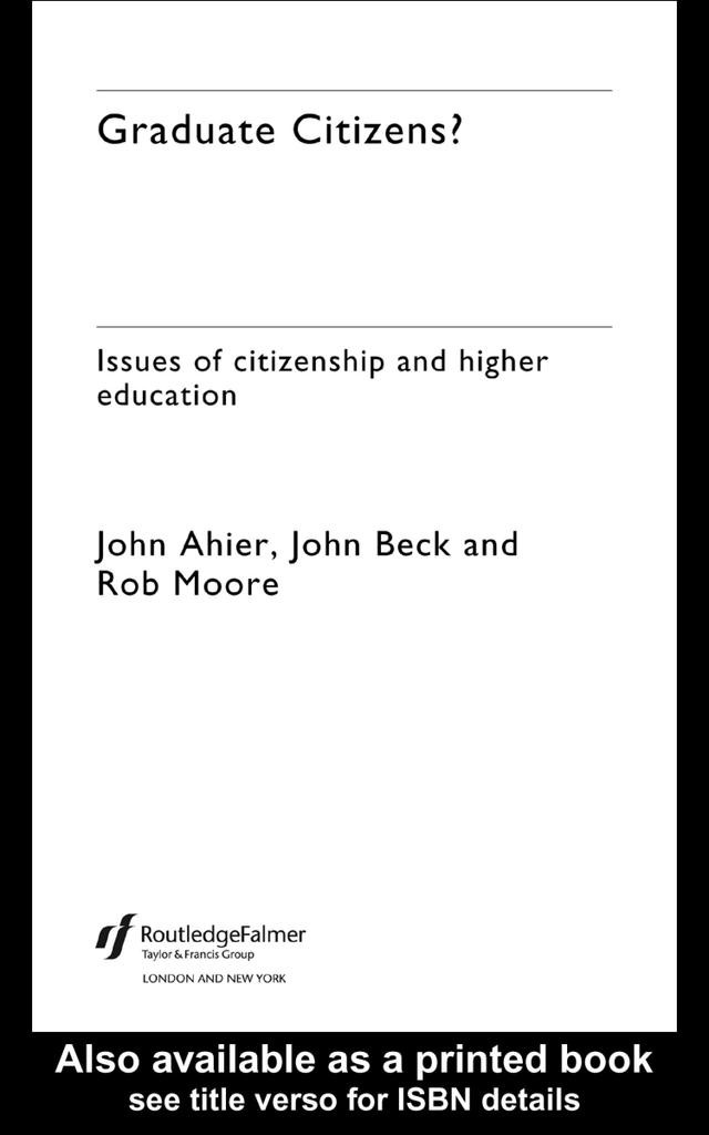 Graduate Citizens by John Ahier, John Beck, Rob Moore