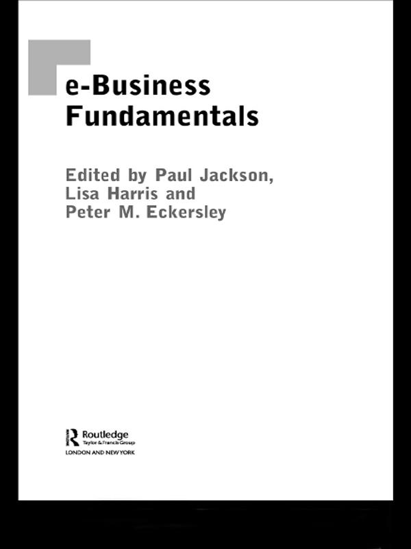 e-Business Fundamentals by Lisa Harris, Paul Jackson, Peter Eckersley