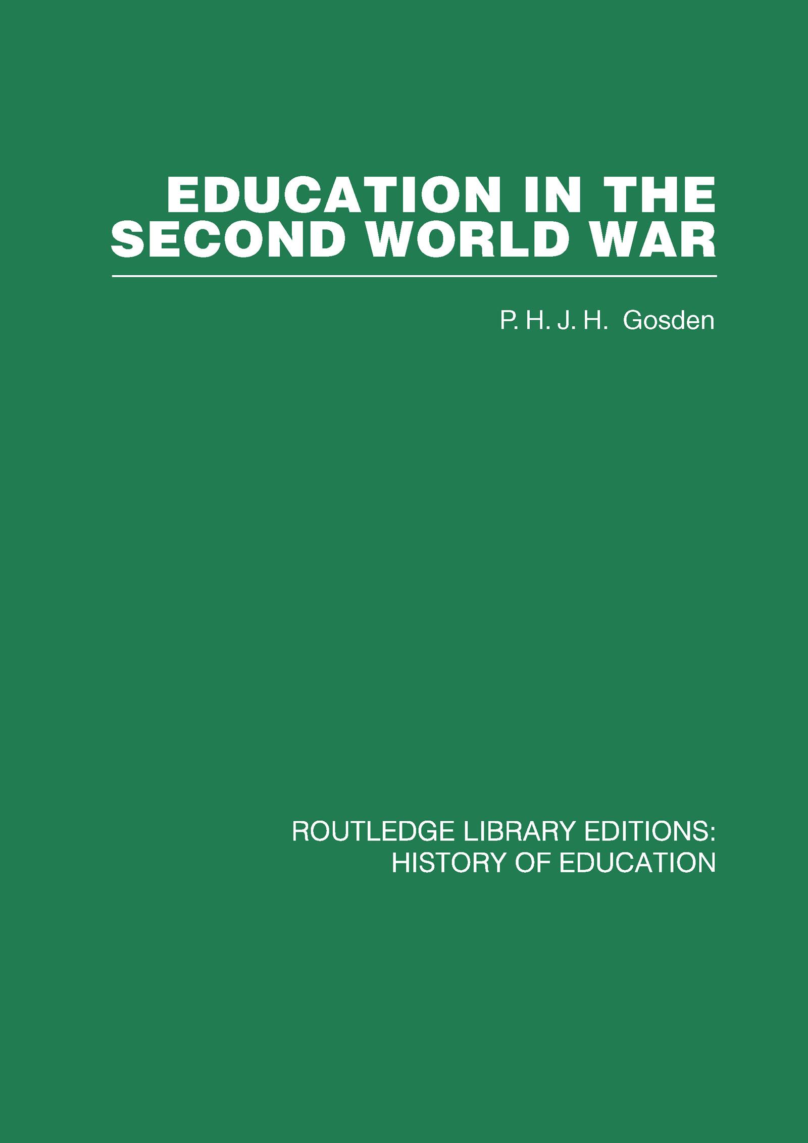 Education in the Second World War
