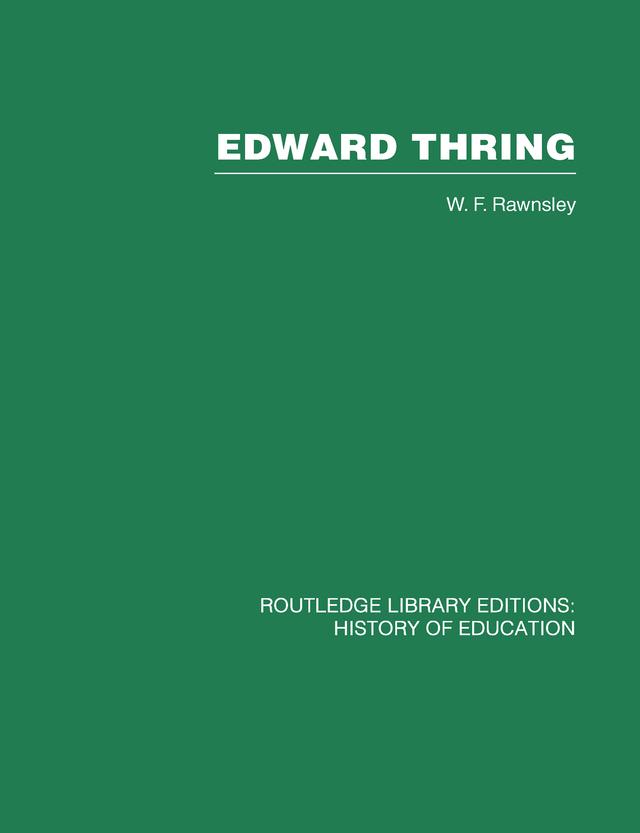 Edward Thring by W F Rawnsley