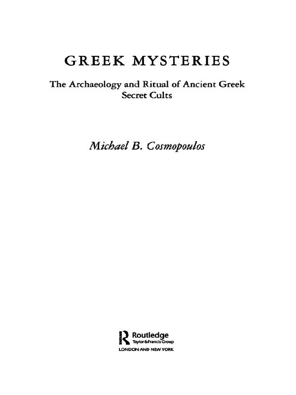 Greek Mysteries by Michael B. Cosmopoulos