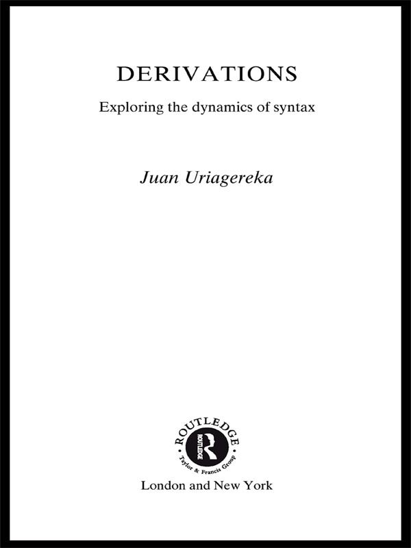 Derivations by Juan Uriagereka