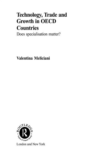 Technology, Trade and Growth in OECD Countries by Valentina Meliciani