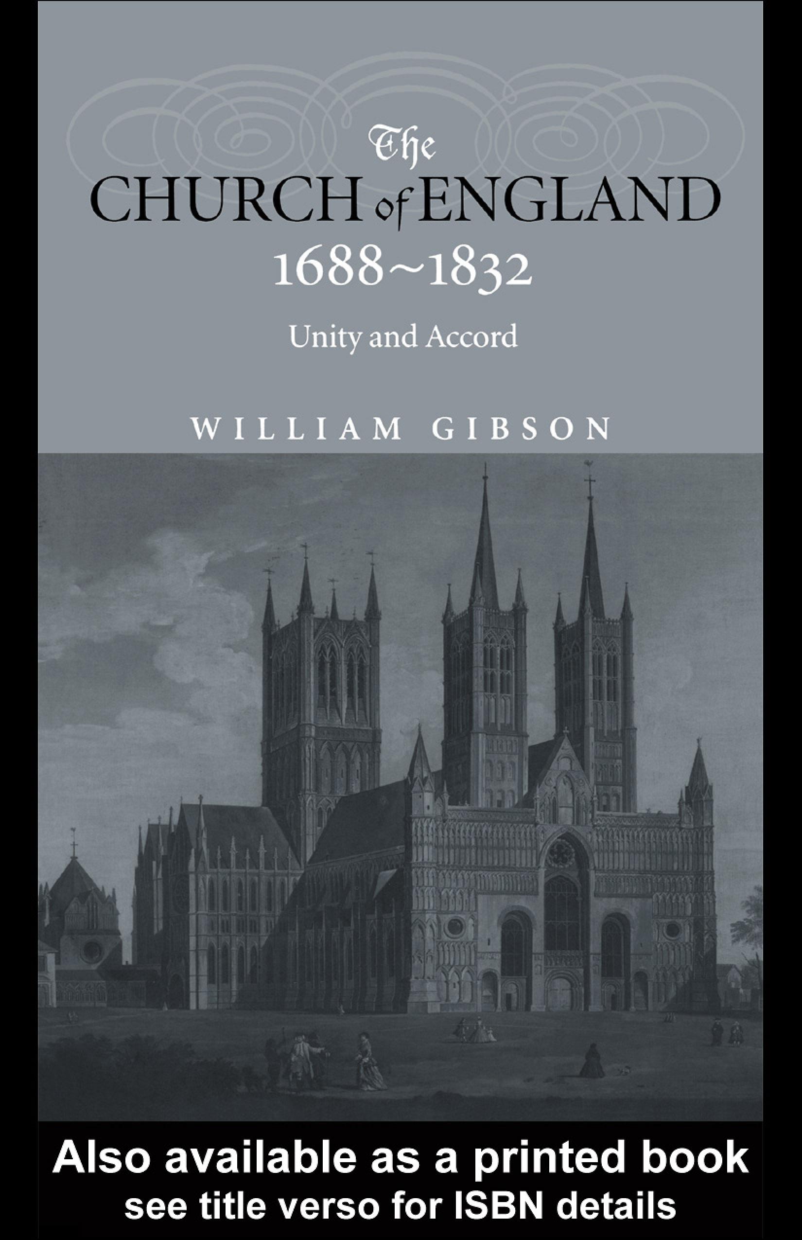 The Church of England 1688-1832