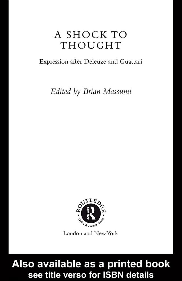 A Shock to Thought by Brian Massumi