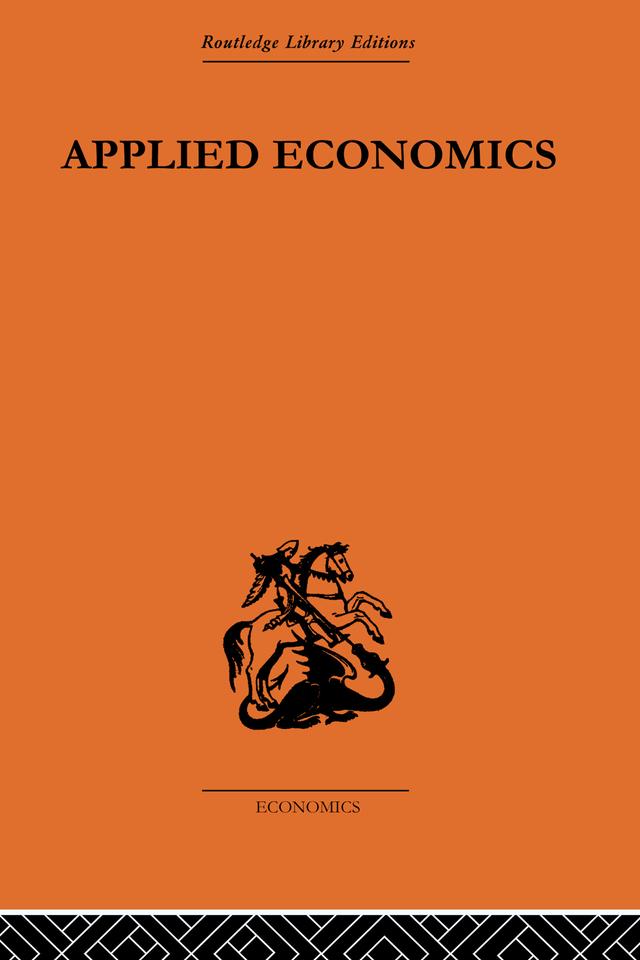 Applied Economics by A. J. Brown