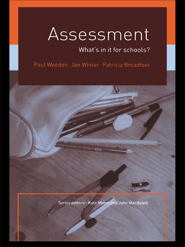 Assessment by Jan Winter, Patricia Broadfoot, Paul Weeden