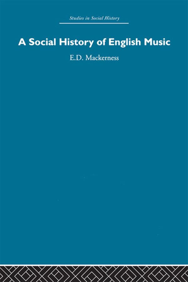 A Social History of English Music